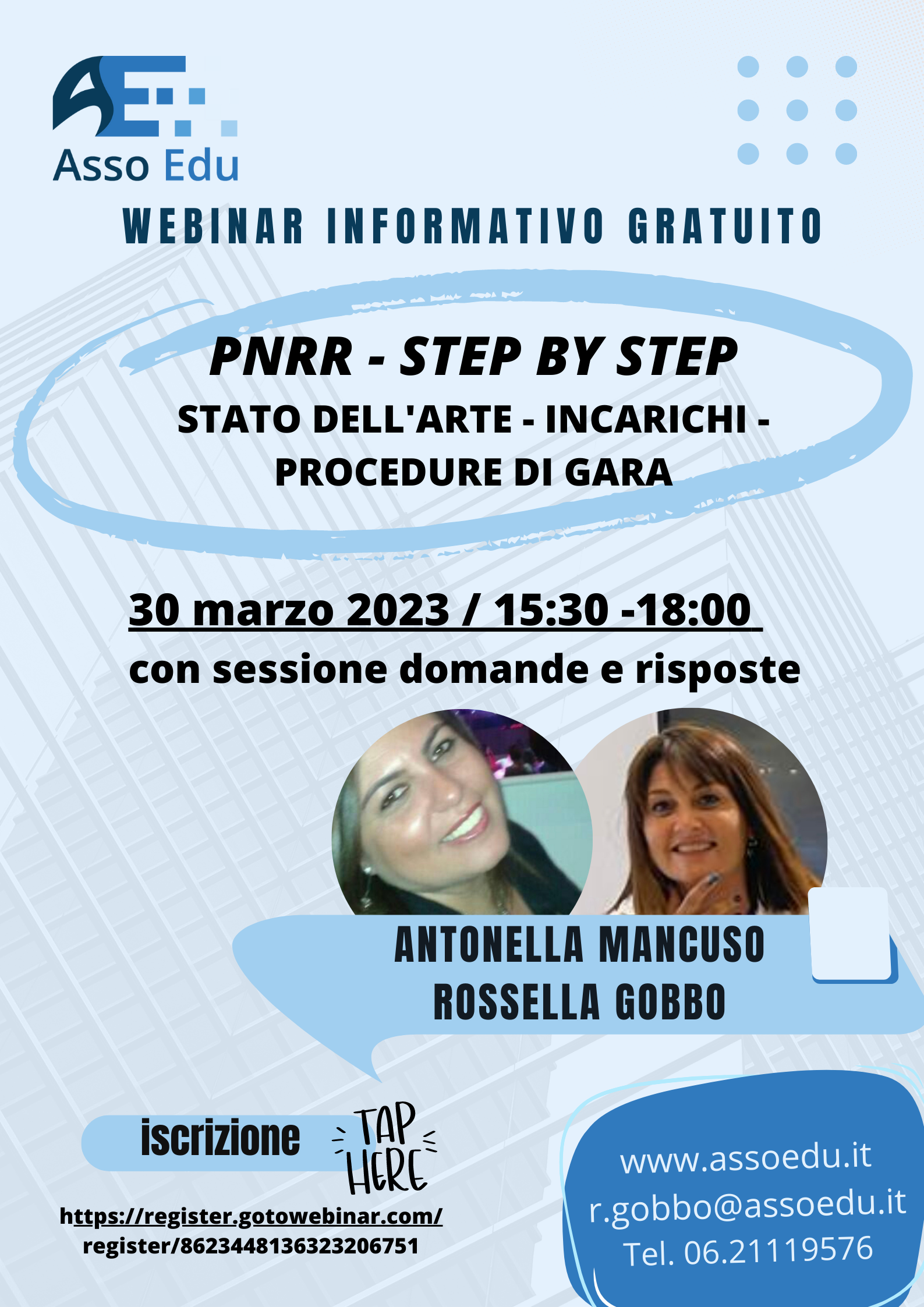 PNRR STEP BY STEP WEBINAR INFORMATIVO GRATUITO 