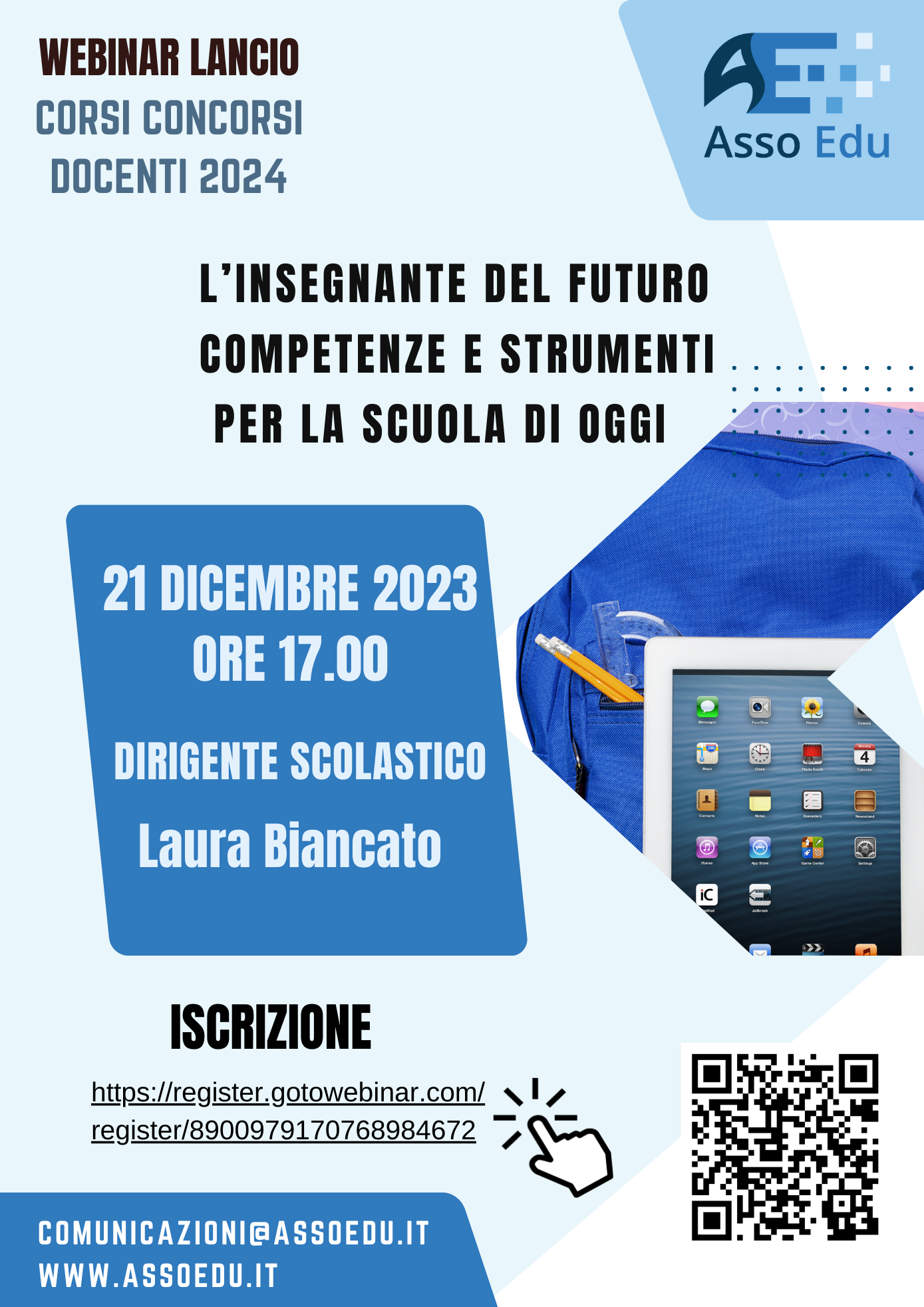 Webinar Lancio  Corsi Concorsi docenti 2024